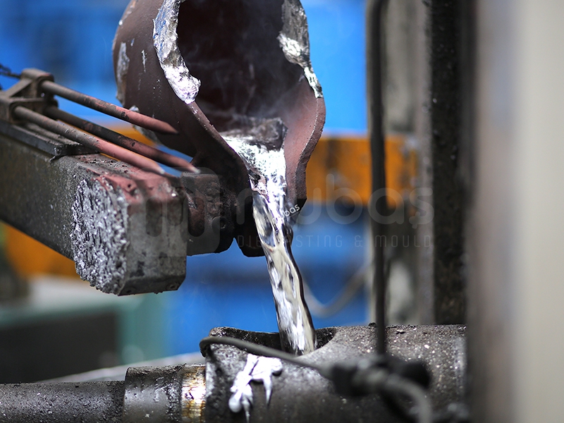 Which parts can be cast in the automotive industry with high pressure aluminum injection molding?