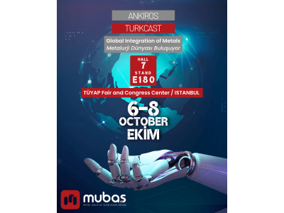 ANKIROS-TURKCAST fuarında yerimizi aldık.